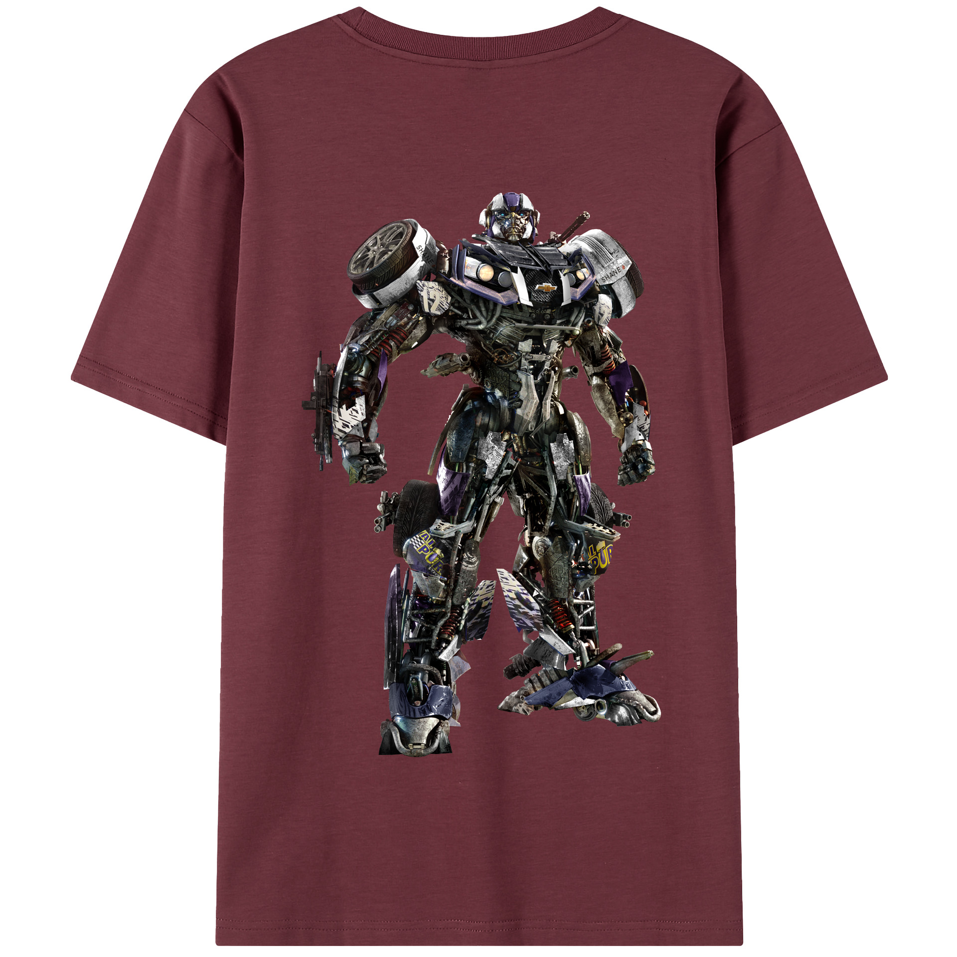 （画像用）  綿100％半袖Tシャツ（背面プリント）